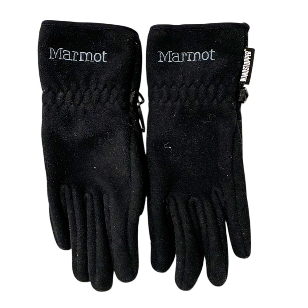 Marmot Womens Windstopper Black Power Stretch Connect Fleece Glove‎ Size Medium